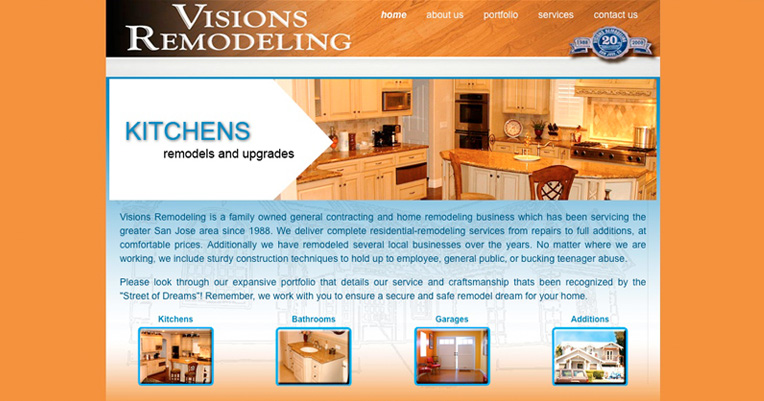 Construction Company website
